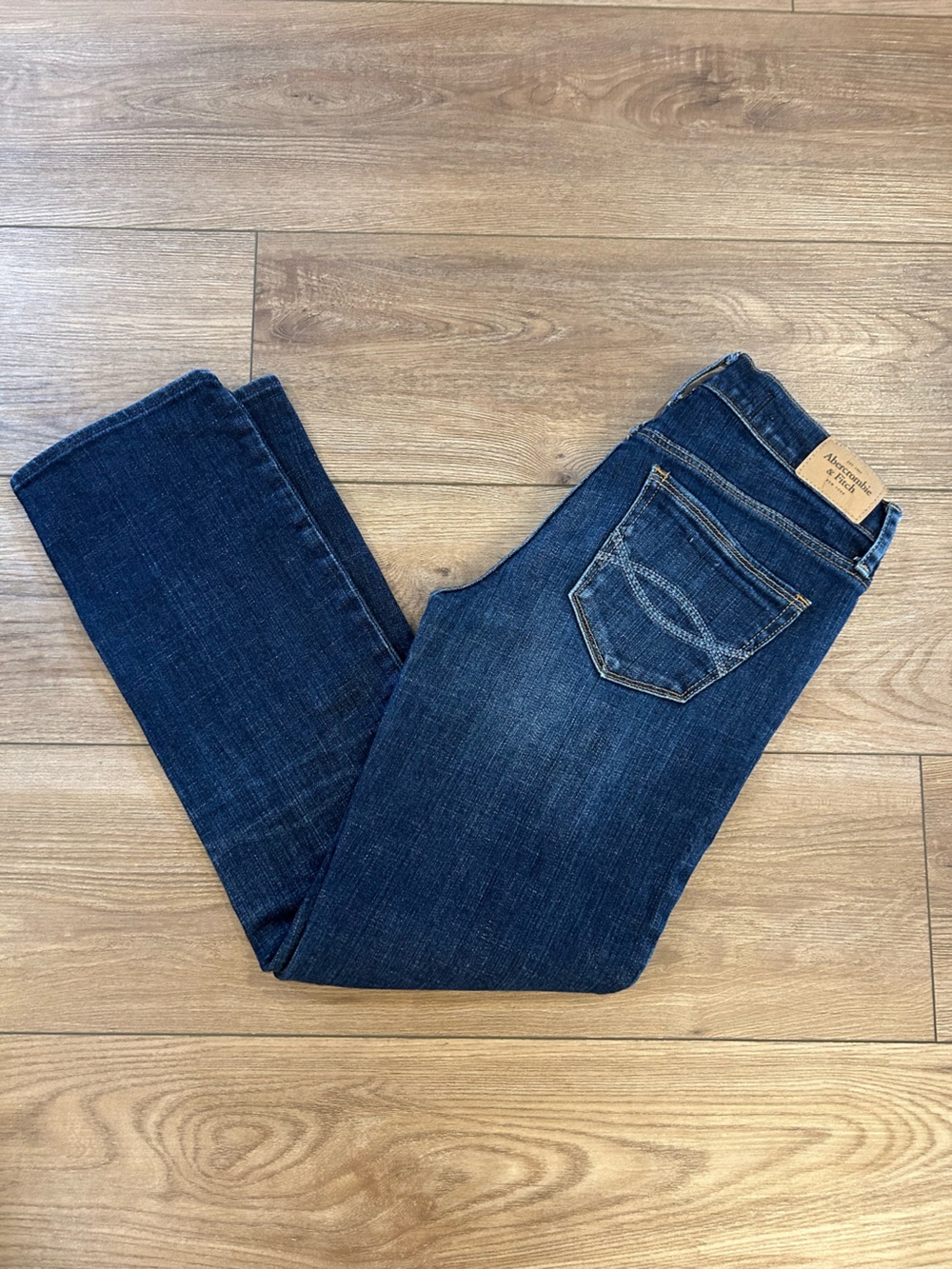 Y2K Abercrombie Low Rise Cropped Jeans W26 2 Perfect Stretch